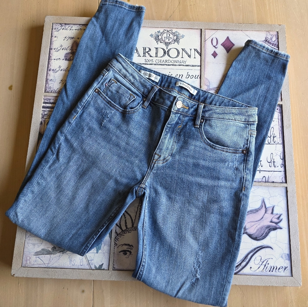 Vigoss Jagger Skinny Distressed Jeans